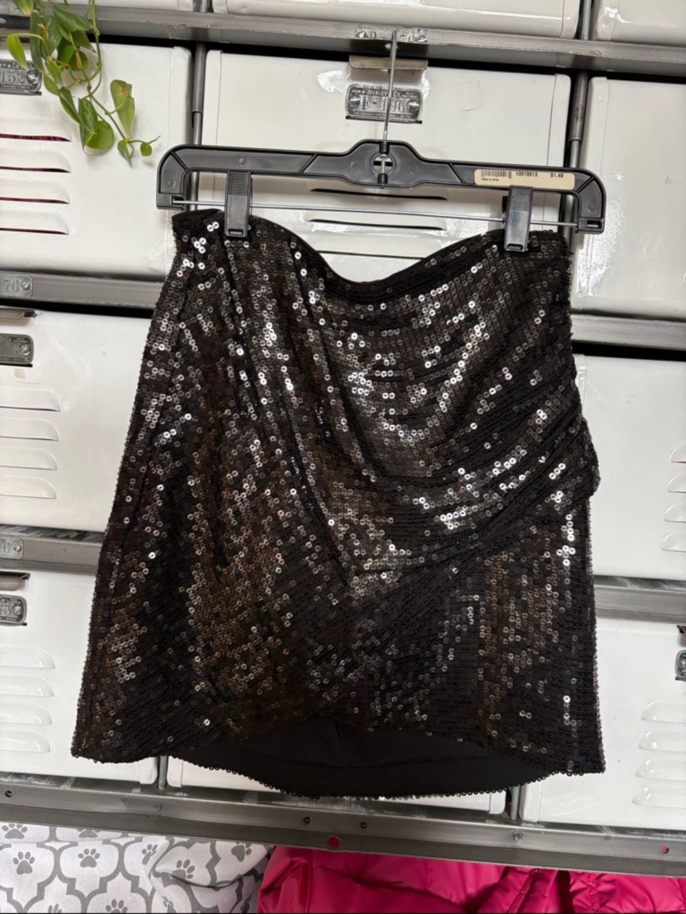 Alice + Olivia Fidela Sequin Mini Skirt